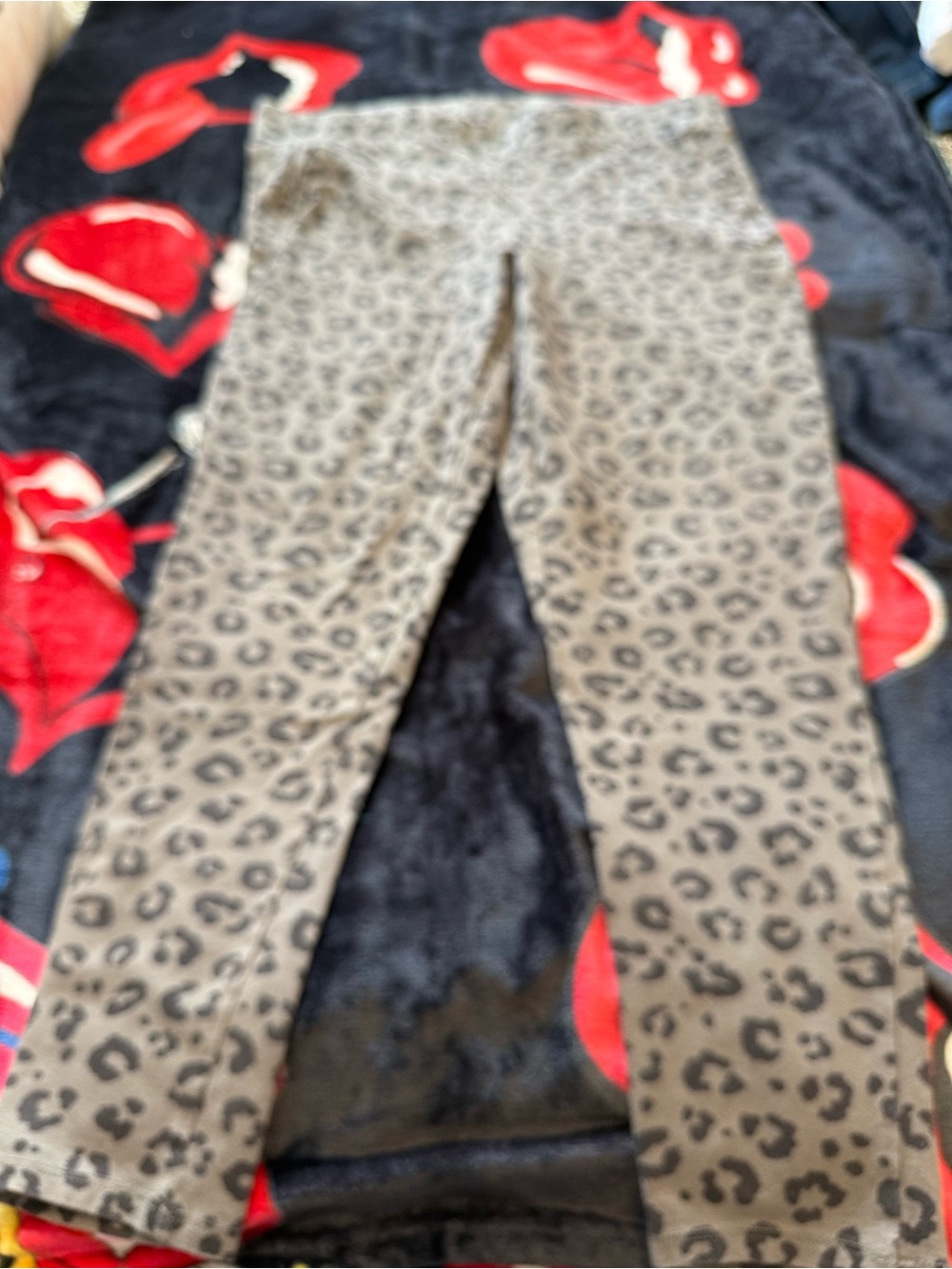 torrid Taupe and Black Leopard Print Leggings